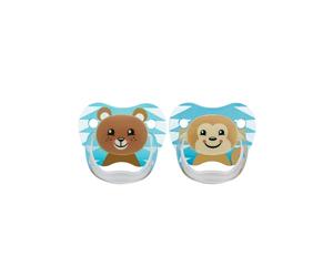 Dr. Brown's Prevent Soothers Animal Faces 6-18 months Assorted - Blue