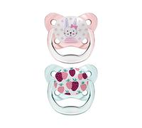 Dr. Brown's Silicone Prevent Pacifier T-1 0-6 Months Pink 2 Pcs