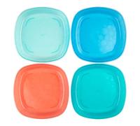 Dr. Brown's Stackable Plates for Toddlers and Babies, BPA Free, 4-Pack, 4m+