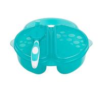Dr. Brown's Travel Fresh Bowl and Snap-in Spoon, Divided Bowl with Spoon for Toddler Feeding On The Go, BPA Free, 4m+