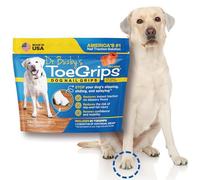 Dr. Buzby's XXL Toe Grips for Dogs, Instant Traction on Wood/Hardwood Floors, Non-Slip Relief, Dog Grippers for Older Dogs, Stop Slipping Instantly, Rubber Nails for Dogs, 1 Pack