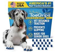 Dr Buzby's XXXLarge ToeGrips for Dogs - Instant Traction on Wood/Hardwood Floors - Anti Slip Relief - Grippers for Senior Dogs - Stop Sliding Instantly - Rubber Nails for Paws - 1 Pack (20 Grips)