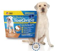Dr Buzby's XXXLarge ToeGrips for Dogs - Instant Traction on Wood/Hardwood Floors - Anti Slip Relief - Grippers for Senior Dogs - Stop Sliding Instantly - Rubber Nails for Paws - 1 Pack (20 Grips)