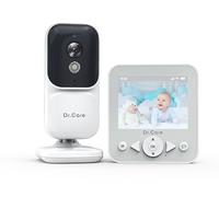 Dr.Care Baby Monitor with Temperature Sensor and 8 Lullabies, Night Vision, Portable Belt Clip, 2.8 Inch Screen, Two-Way Audio, VOX, NeoView