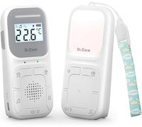 Dr.Care Neo Audio Baby Monitor - Pre-Paired, Two-Way Talk, VOX, Nightlight, Lullabies, Vibrating Alert, 1000ft Range, Speaker & Mic, Portable Clip, No WiFi (1 Parent unit + 1 baby unit)