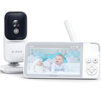 Dr.Care NeoView Baby Monitor with Camera and Night Vision, 3.5” Screen, 2-Way Audio, Real-Time, VOX Mode, Temperature Sensor, Lullabies, Baby Monitor Video No Wi-Fi (1 Camera + 1 Monitor)