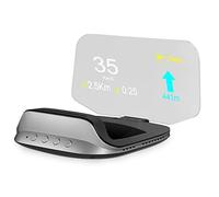 Dr.CarHome Car Universal HUD Head Up Display, OBD HUD Auto Projector Hud Navigation GPS Obd2 Ebod Speedometer Head up display Electronics Car accessories, For All Car