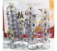 Dr. Choudhary ACUPRESSURE Vacuum Massage Cupping Set, 32 pcs/set Cup Vacuum Massage Kit Pain Relief Health Care Vacuum Suction Cupping Set for Body Massage