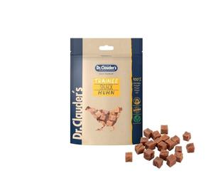 DR.CLAUDER'S Trainee Snack, Easily Digestible Snacks Made from 95% Meat with Inulin for Dogs and Cats, Nutrient-Rich Treats in Fresh Bag, 80 g Chicken