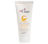 Dr.Clinic Vitamin C Facial Day Cream | Moisturizer for Dry Skins | Anti-Aging Skin Cream for Dark Spots and Wrinkles | Acne Spot Treatment All Skin Types | Hyaluronic Acid, Argan Oil, 50ml.