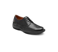 Dr. Comfort Wing Men's Therapeutic Diabetic Extra Depth Dress Shoe Leather Lace black Size: 11 Wide
