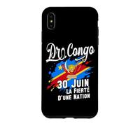 DR Congo Independence Day June 30 Congolese Flag and Emblem Case for iPhone XS Max