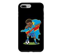 DR Congo Soccer Dab Boy Flag Boys Football Case for iPhone 7 Plus/8 Plus