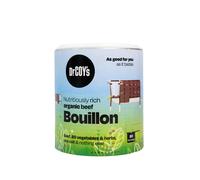Dr. Coy's Organic Beef Bouillon Powder - 125g - Gluten Free Beef Broth for Soups, Beef Stock and Beef Sauces - Rich in Organic Vegetables - Ideal for