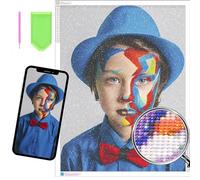 Dr Custom 5D Diamond Painting Kits for Adults Personalised Your Own Diamond Art, DIY Full Drill Embroidery Canvas, Ideal Home Decor Gifts