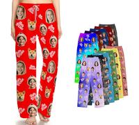 Dr Custom Personalised Photo Pyjamas for Her - A 2025 Keepsake Lounge Pants with Pockets, Custom Present for Mum, Grandma, Wife (S-4XL)