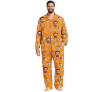 Dr Custom Personalised Pyjama Set for Men Face Photo Long Sleeve PJ Suit for Dad, Funny Father's Gifts
