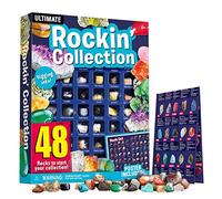 Dr. Daz 48pcs Gem Collection Rock Mineral Kit For Kids With Educational