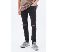 Dr. Denim - Chase Black Ripped Knees - Jeans - black - W36 / L32 - 98% Cotton, 2% Elastane,Denim W36 / L32
