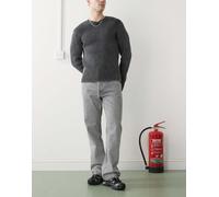 Dr Denim Mens Kit regular fit mid waist bootcut leg in ash grey wash - Size 30W/30L
