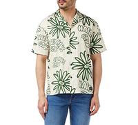 Dr Denim Men's Madi Shirt, Bone Flower, M