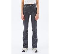 Dr. Denim - Moxy Flare Black Metal - Jeans - black - S / L32 - 75% Viscose, 21% Nylon, 4% Elastane S / L32