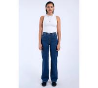 Dr. Denim - Moxy Straight Vale Dark Plain - Jeans - blue - M / L32 - 94% Cotton, 3% Polyester, 3% Elastane M / L32