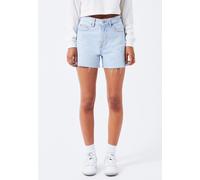 Dr. Denim - Nora Short Stream Superlight Worn Raw Hem - Shorts - blue - W30 - 100% Organic Cotton,Denim W30