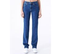 Dr. Denim Womens Cape Dark Plain Lexy Straight Jean