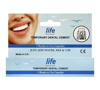 Dr Denti Refit Temporary Dental Cement For Caps & Bridges - 3 Capsules