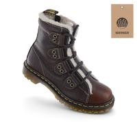Dr. Martens Women's 1460 LTT Fl Fashion Boot, Dark Brown, 6 UK