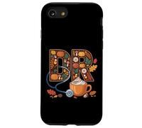DR Doctor Fall Pumpkin Spice Coffee Stethoscope Art Case for iPhone SE (2020) / 7/8
