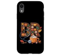 DR Doctor Fall Pumpkin Spice Coffee Stethoscope Art Case for iPhone XR