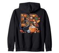 DR Doctor Fall Pumpkin Spice Coffee Stethoscope Art Zip Hoodie
