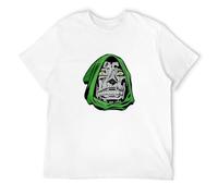 Dr. Doom Retro Comic G500 Ultra Cotton Tshirt White L