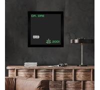 DR DRE 2001 Album cover, poster, wall art. Print or Fully Framed Available. Actual size of original Vinyl Covers. (Framed)