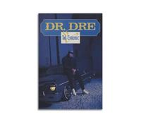 Dr. Dre The Chronic Print Album Cover Signed Limited Poster,Music Cover Posters,Pop Hip Hop Rap Singer Star Music Poster Aesthetic Canvas Wall Art for Girl And Boy Teens Dorm Decor 16x24inch(40x60cm)