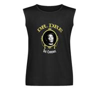 Dr.Dre The Chronic Sleeveless T-Shirt Man's Fashion Cotton Black Vest Tank Clothes L