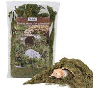 DR.DUDU 15L Forest Moss for Hamster Bedding Nesting, Syrian Gerbils Hamster Cages Accessories, Perfect for Small Animals Terrarium Moss
