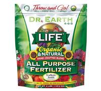 DR EARTH INC - Life All-Purpose Organic Fertilizer, 5-5-5, 4-Lbs.