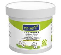 DR.EASY Pet Eye Wipes 120 Ct for Dog Cat Horse & Rabbit Grooming,Tear stain remover,Puppy Kitty eye wash,Remove dirt crust dried mucus discharge secretions, Unscented soft & gentle,Plant Based Formula