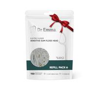 Dr. Emma Tape Dental Floss Picks, Replaceable Sensitive Gum Floss Head for Electric Flosser, Gentle Flosser Kit for Teeth Cleaning, Gum Stimulator, 150 Count