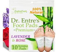 Dr. Entre's Foot Pads: Premium Lavender & Rose Foot Patches | 10 Pack