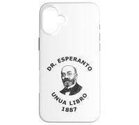 Dr. Esperanto Unua Libro 1887 Founder L.L. Zamenhof Portrait Case for iPhone 16 Plus