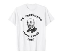 Dr. Esperanto Unua Libro 1887 Founder L.L. Zamenhof Portrait T-Shirt