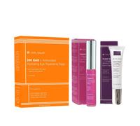 Dr. Eve Ryouth 24K Gold + Antioxidant Eye Pads + Vitamin E And Peppermint Lip Plumps 8Ml + Snake Venom + Collagen Wrinkle Filler Eye Cream 15Ml In White White One Size