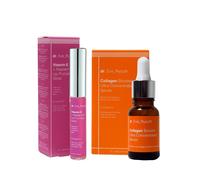 Dr. Eve Ryouth Collagen Booster Ultra Serum 15Ml + Vitamin E And Peppermint Lip Plumps 8Ml In White White One Size