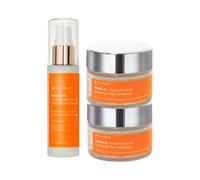 Dr. Eve Ryouth Vitamin C + Hyaluronic Acid Hydra Bright Day Moisturizer 50Ml & Vitamin C+ Hyaluronic Acid Hydra Bright Night Moisturizer 50Ml + Vitamin C + Hyaluronic Acid Hydra Bright Serum 60Ml In C