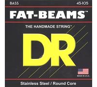 DR FB-45 Strings FAT-BEAM™ - Stainless Steel Bass Strings: Medium 45-105, Silver