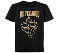 Dr. Feelgood T-Shirt Punk Rock Wave Band T Shirts Black